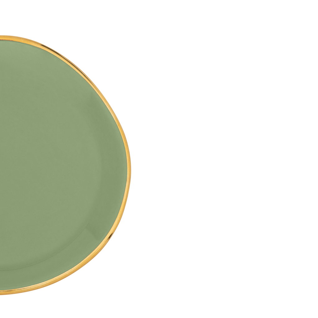 URBAN NATURE CULTURE | GOOD MORNING SMALL PLATE (SET OF 4) | MATCHA Ø 9 CM