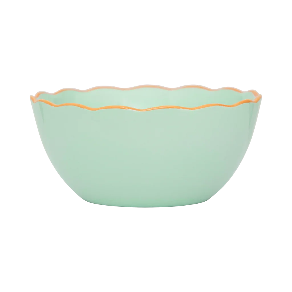URBAN NATURE CULTURE | GOOD MORNING SCHAAL SCULPTED (SET OF 4) | CELADON
