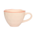 UNC | GOOD MORNING CAPPUCCINO/TEA MOK SCULPTED (SET OF 2) | OLD PINK