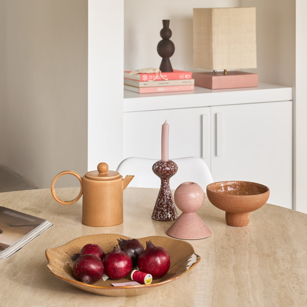 URBAN NATURE CULTURE | KANDELAAR ZARIA | CAPPUCCINO (SET OF 2)