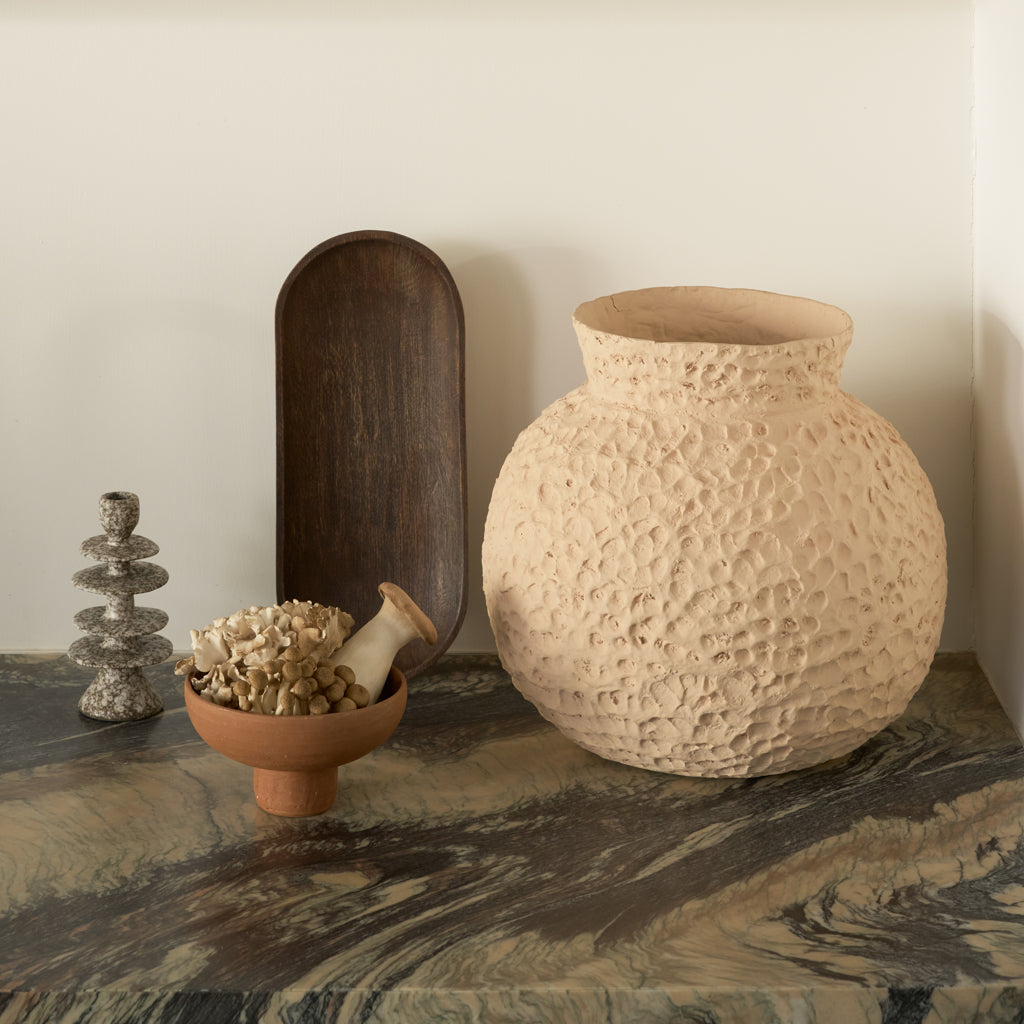 URBAN NATURE CULTURE | KANDELAAR MILO (SET OF 2) | DOWNTOWN BROWN