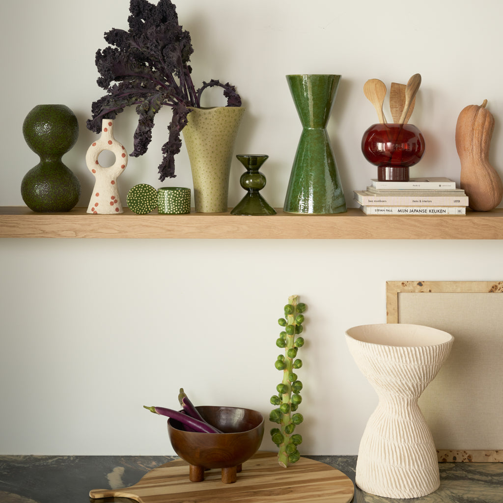 URBAN NATURE CULTURE | KANDELAAR MESI (SET OF 2) | BANANA PALM