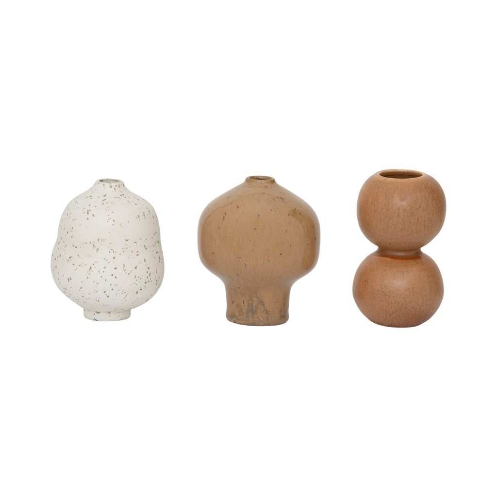 URBAN NATURE CULTURE | MINI VAZEN SUZU (SET of 3) | NATURAL TONED