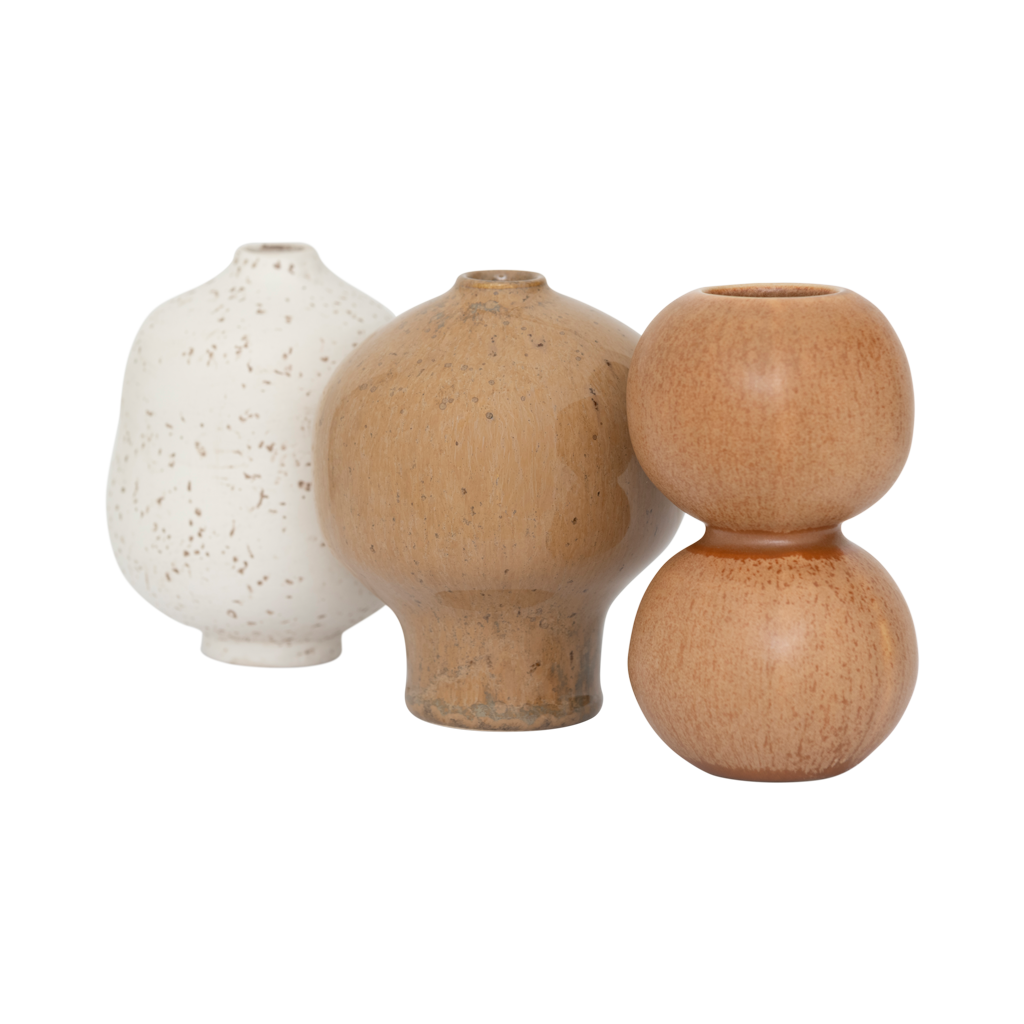 URBAN NATURE CULTURE | MINI VAZEN SUZU (SET of 3) | NATURAL TONED