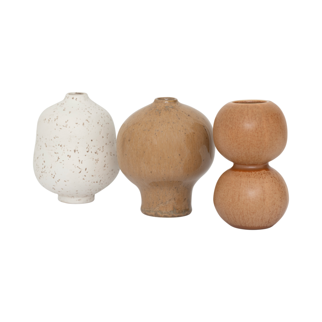 URBAN NATURE CULTURE | MINI VAZEN SUZU (SET of 3) | NATURAL TONED