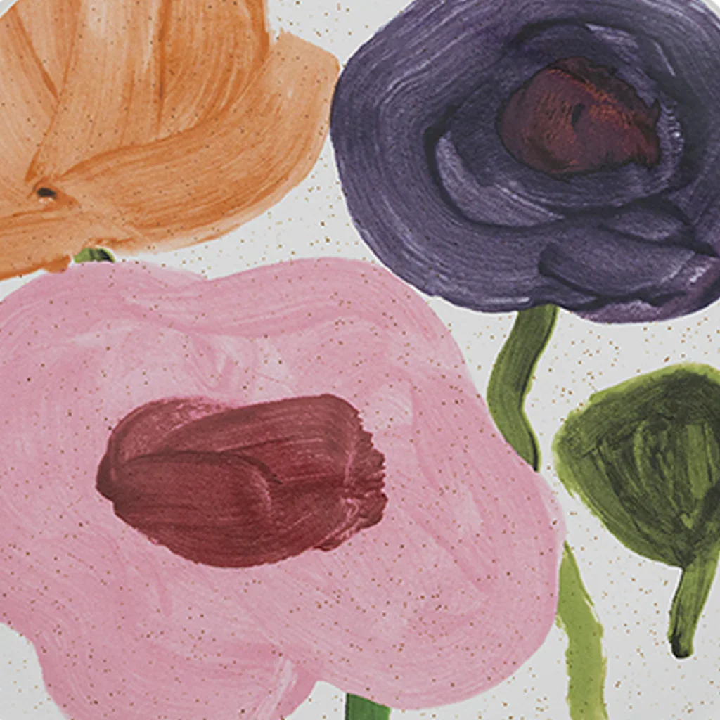 UNC | BORD HANAKO (SET OF 2) | FLORAL Ø17 cm
