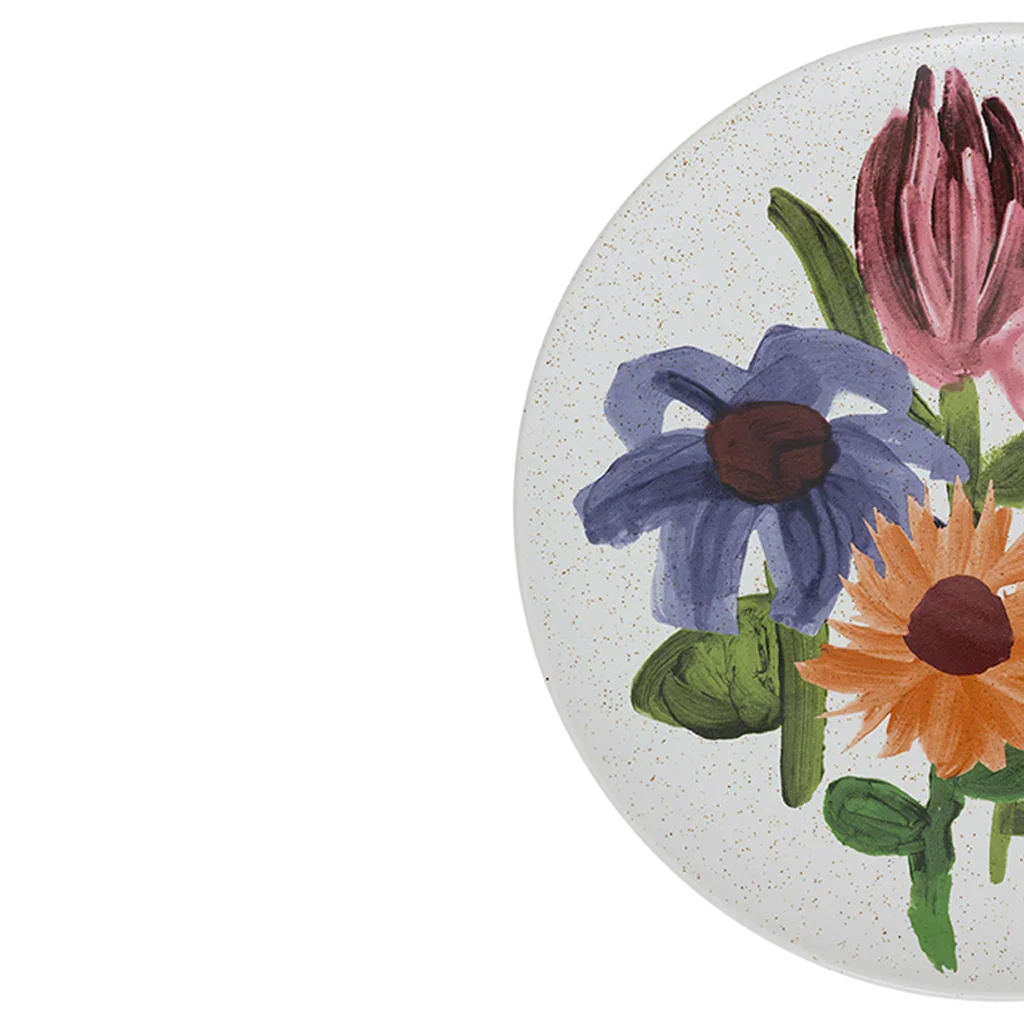 UNC | BORD HANAKO (SET OF 2) | FLORAL Ø21 cm