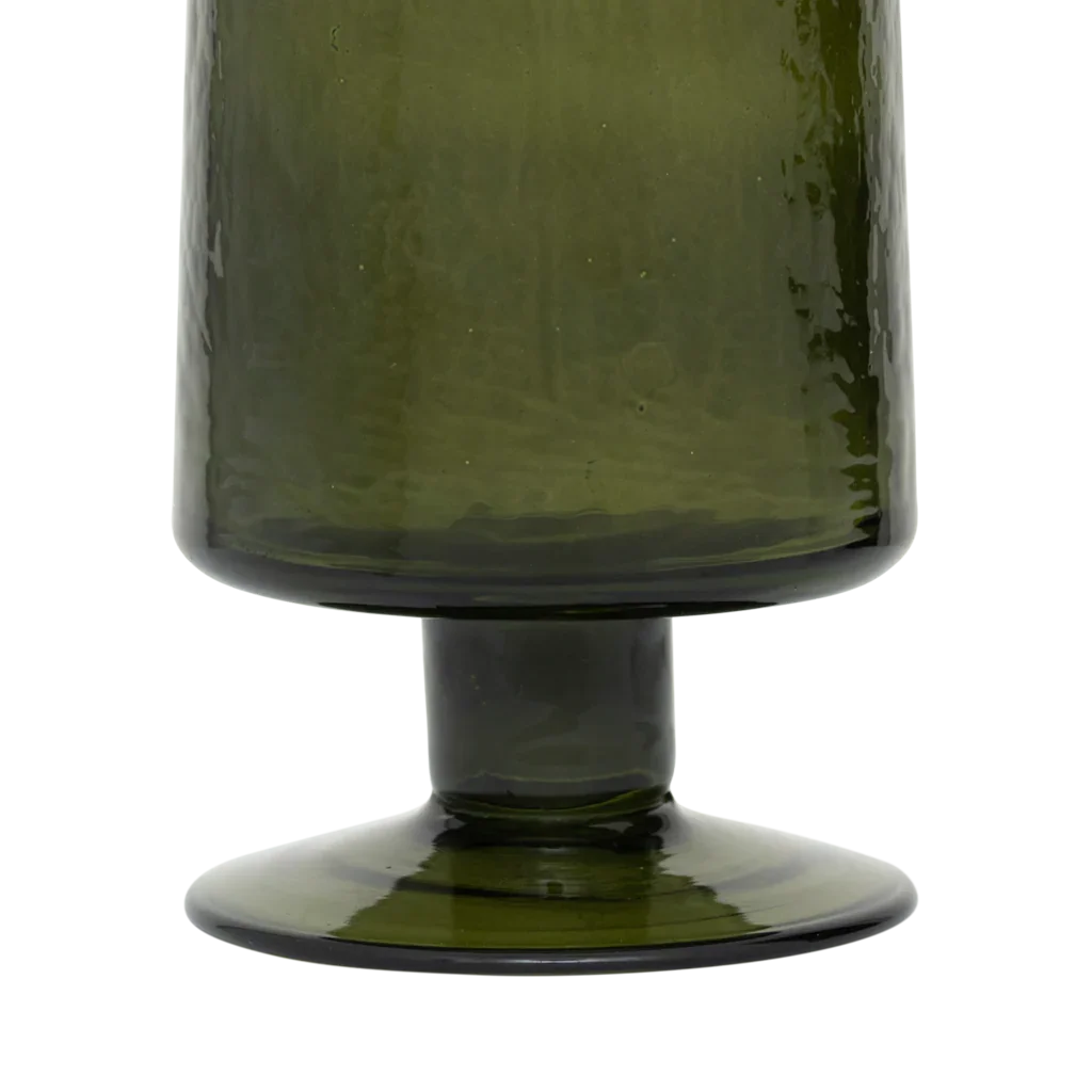 UNC | HAMMERED WIJNGLAZEN (SET OF 2) | GROEN