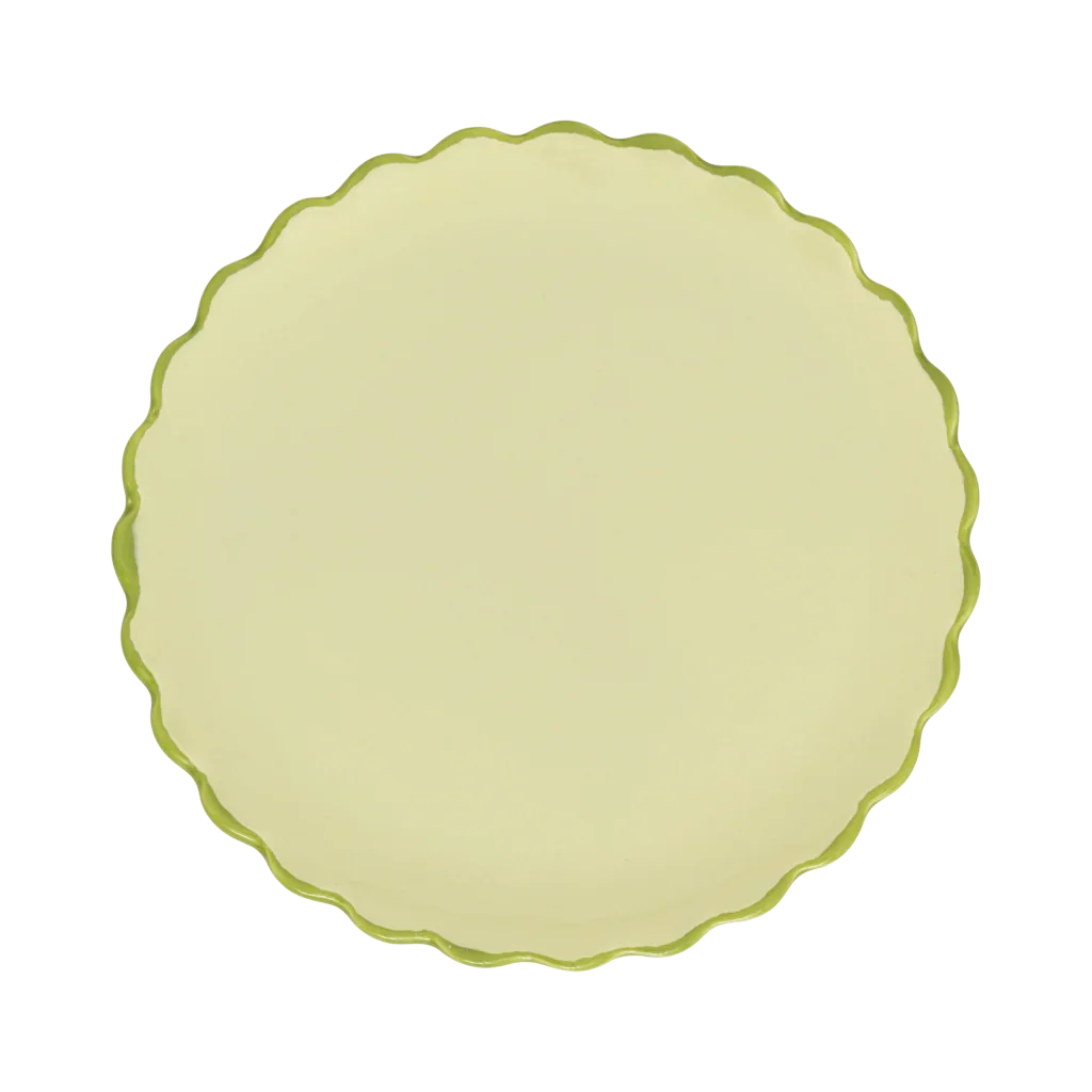 UNC | ONTBIJTBORD GOOD MORNING SCULPTED (SET OF 2) | PALE GREEN Ø 13,5 CM