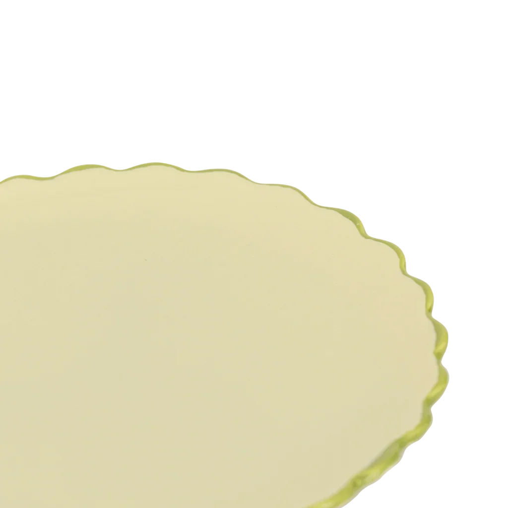 UNC | ONTBIJTBORD GOOD MORNING SCULPTED (SET OF 2) | PALE GREEN Ø 13,5 CM