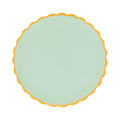 URBAN NATURE CULTURE | GOOD MORNING SCULPTED BORD (SET OF 4) | CELADON Ø 13,5 CM