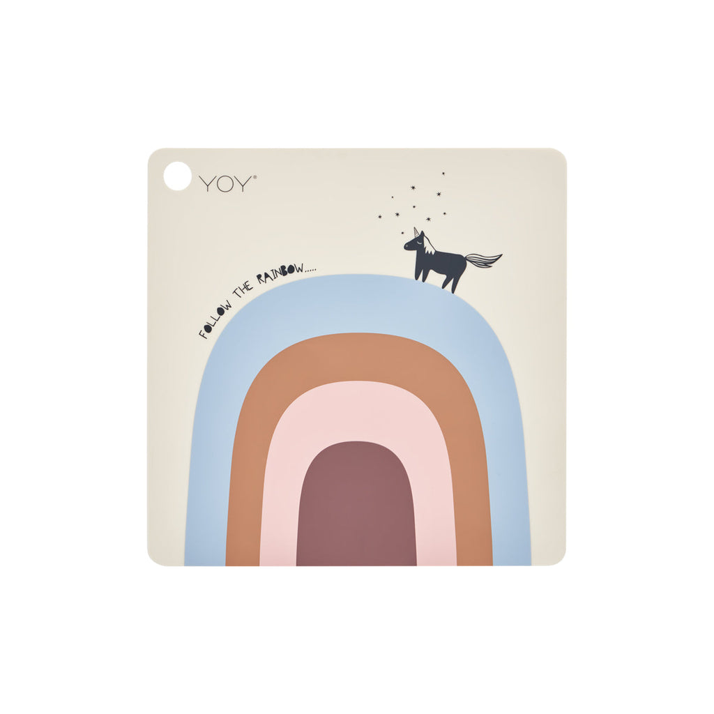 OYOY MINI | PLACEMAT | REGENBOOG