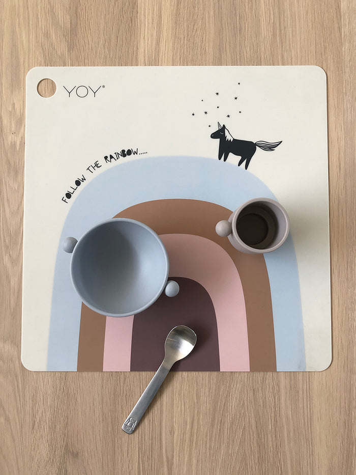 OYOY MINI | PLACEMAT | REGENBOOG