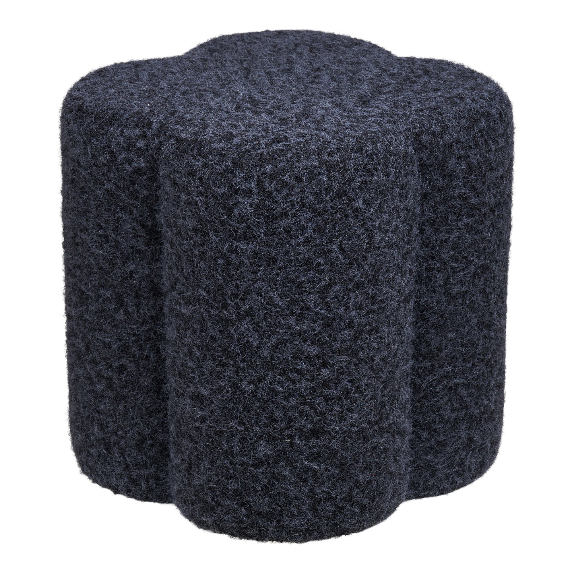 HOUSE NORDIC | DURBAN POUF | BLAUW (Ø42x38 CM)