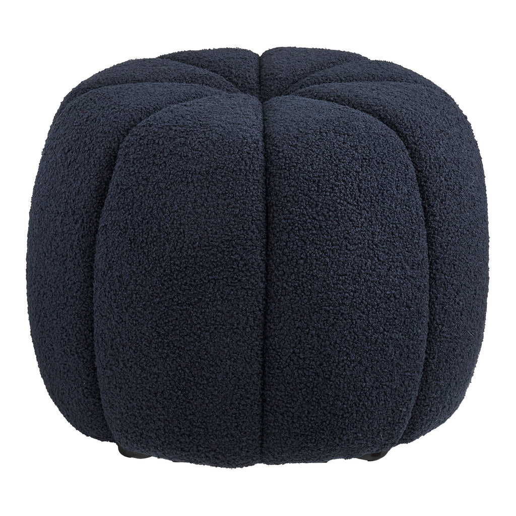 HOUSE NORDIC | PAISLEY POUF | NAVY (Ø48x38 CM)