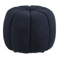 HOUSE NORDIC | PAISLEY POUF | NAVY (Ø48x38 CM)