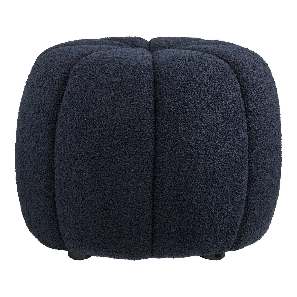 HOUSE NORDIC | PAISLEY POUF | NAVY (Ø48x38 CM)