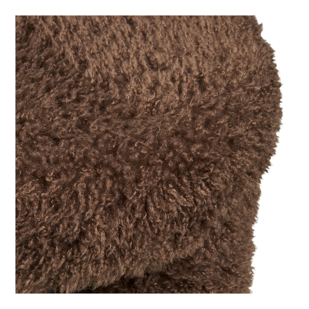 HOUSE NORDIC | GISBORNE POUF | BRUIN (Ø42x38 CM)