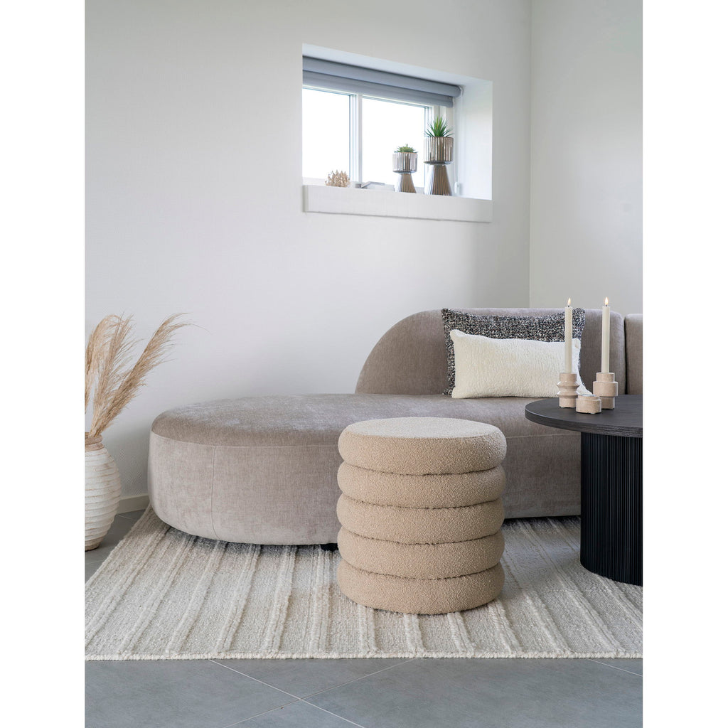 HOUSE NORDIC | POEF Brooklyn | bouclé beige