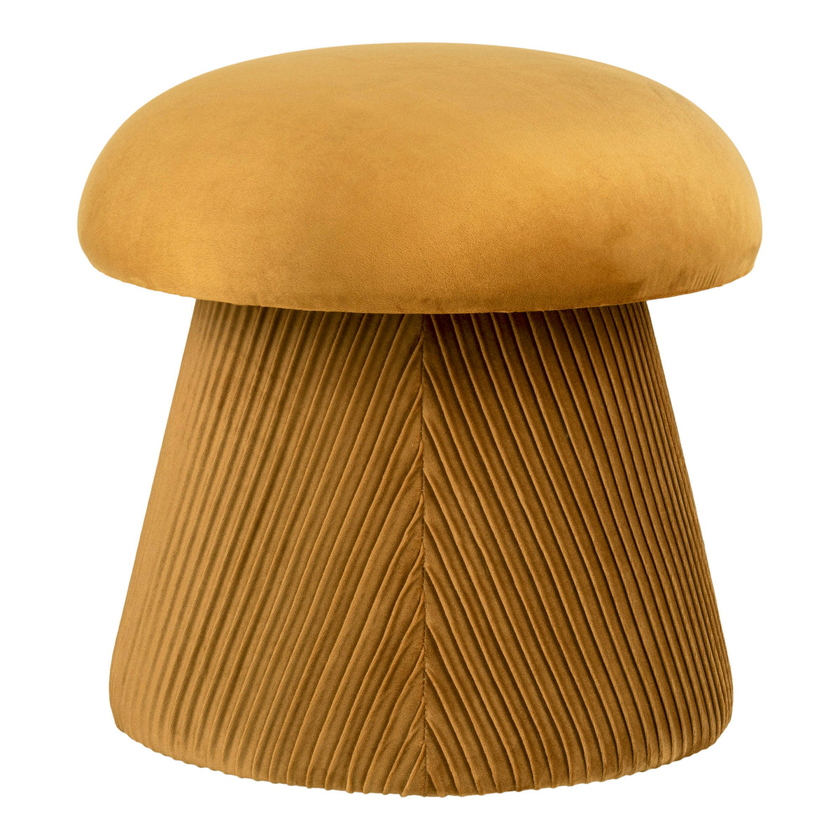 HOUSE NORDIC | HAMPTON POEF | VELVET OCHER Ø 41