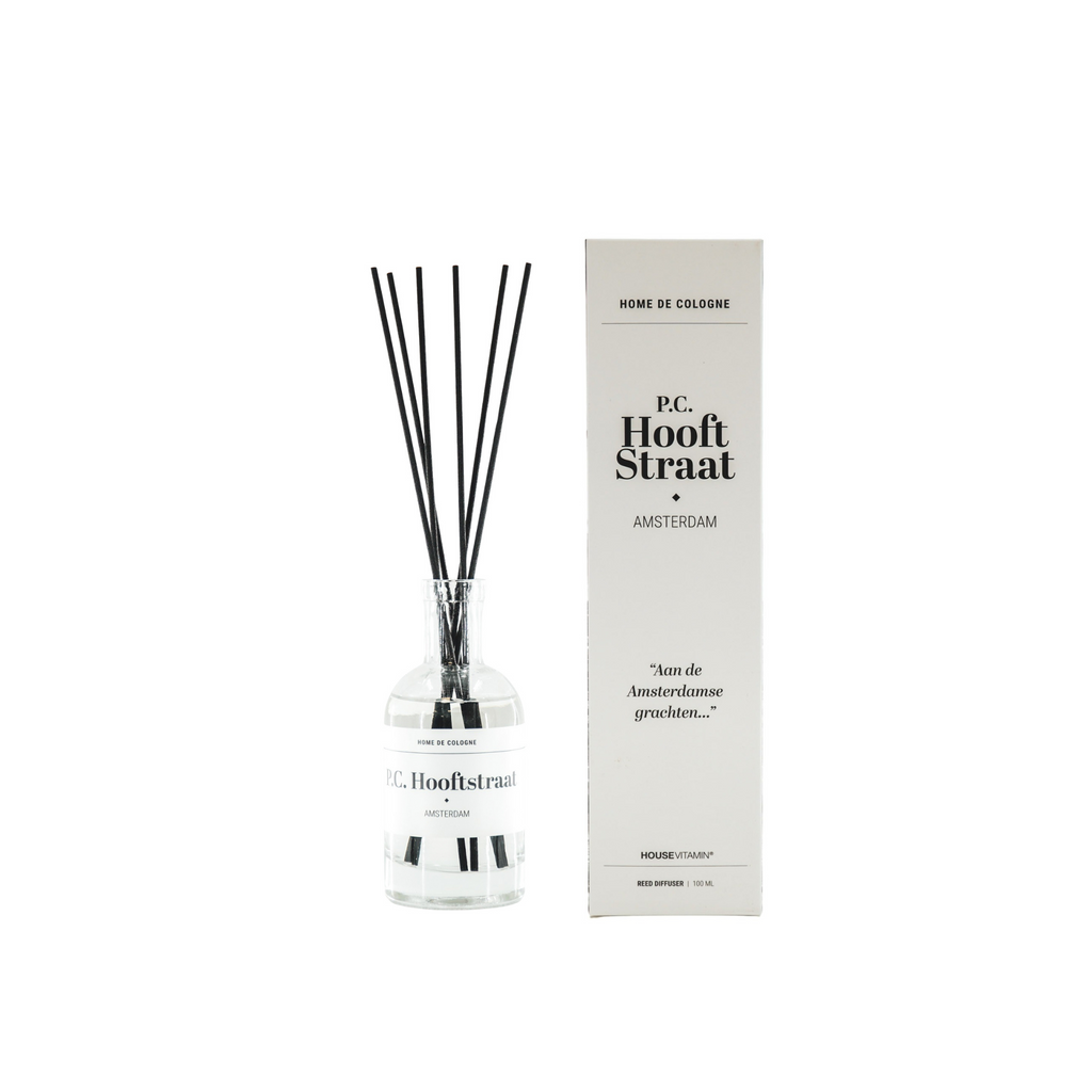 HOUSEVITAMIN | REED DIFFUSER 'P.C. HOOFTSTRAAT' | AMSTERDAM 100 ML