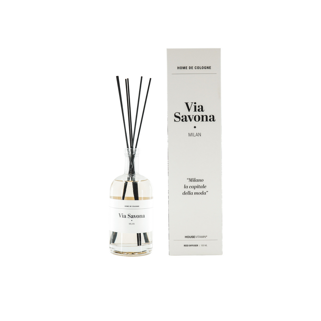 HOUSEVITAMIN | REED DIFFUSER 'VIA SAVONA' | MILAAN 500 ML