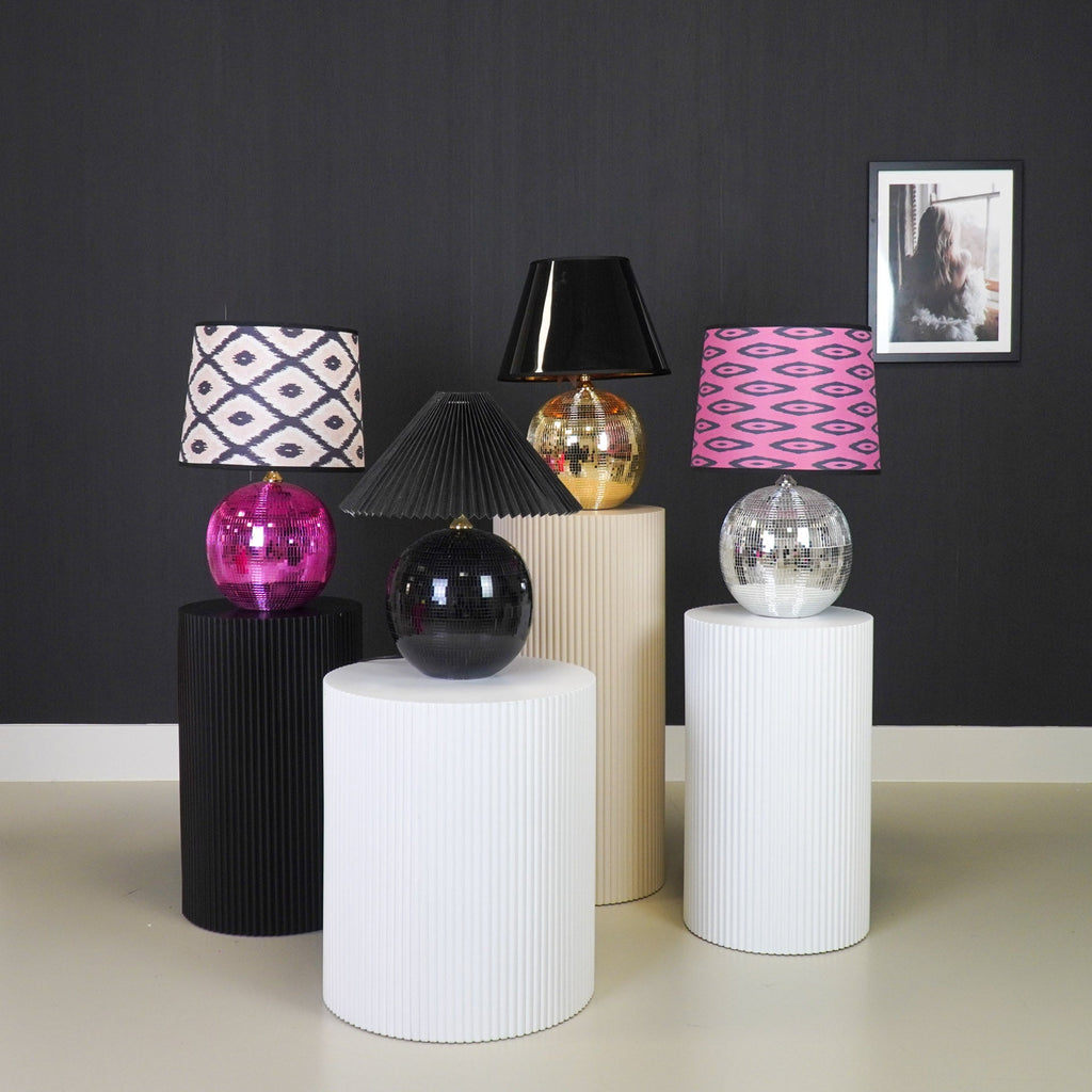 HOUSE VITAMIN | TAFELLAMP DISCO BALL | ZILVER 20CM