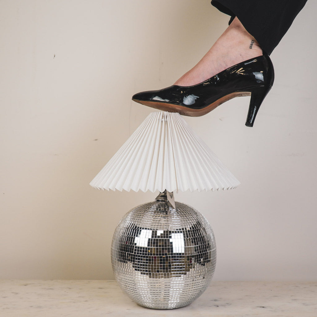 HOUSE VITAMIN | TAFELLAMP DISCO BALL | ZILVER 20CM