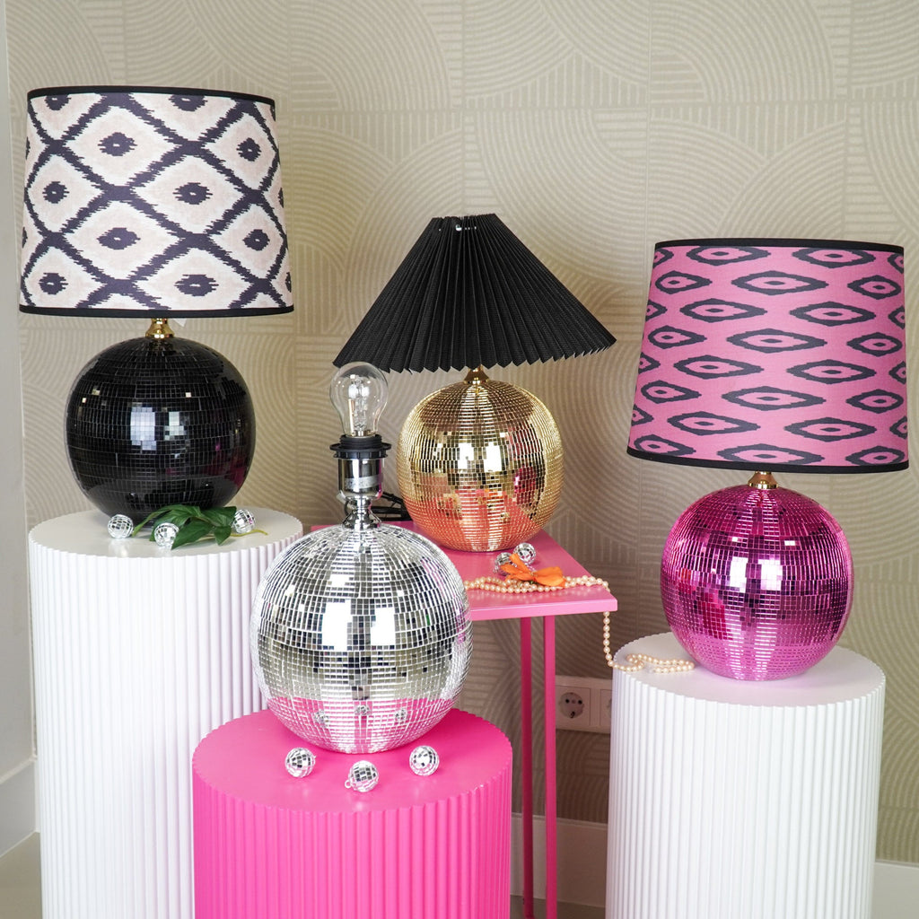 HOUSE VITAMIN | TAFELLAMP DISCO BALL | ZILVER 20CM