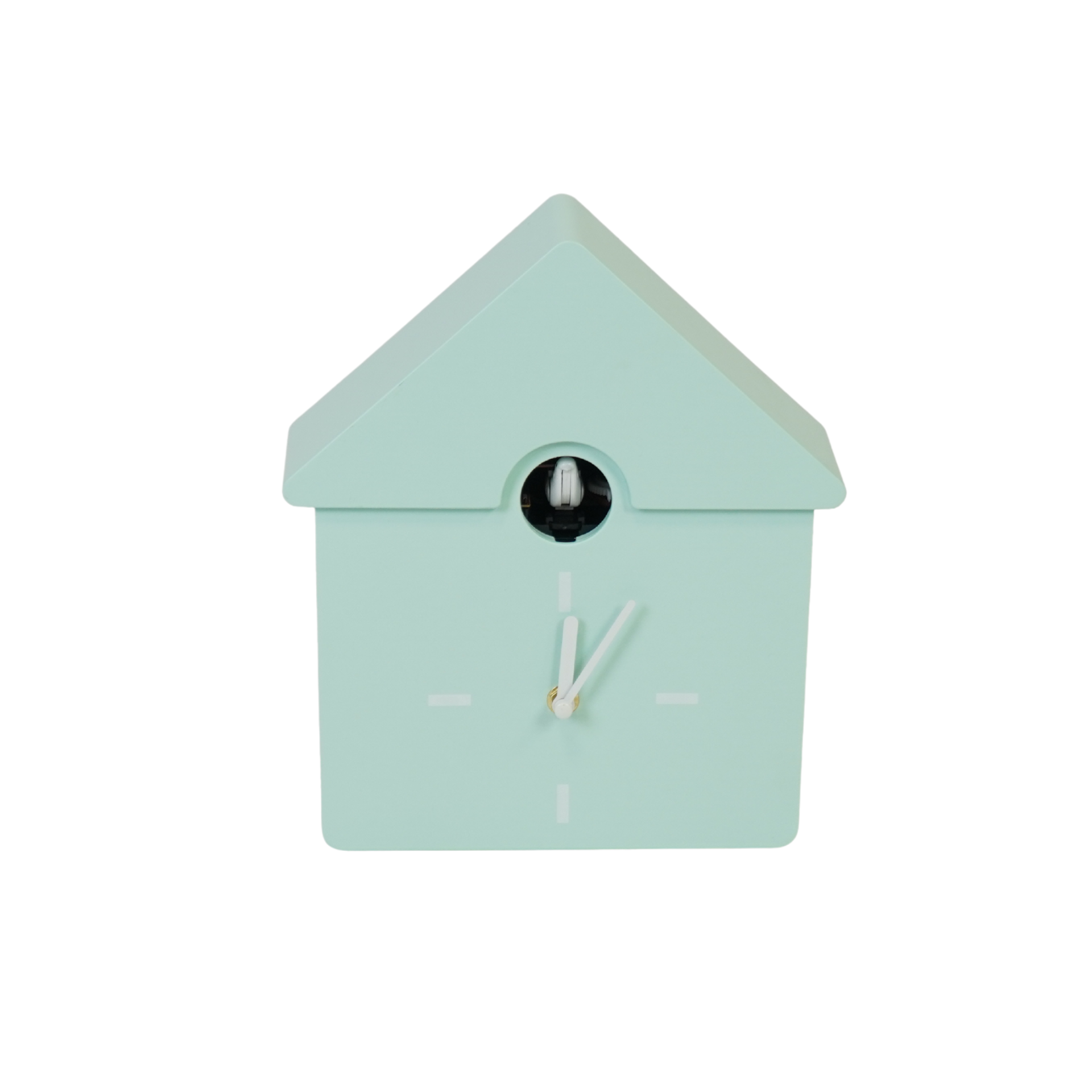 HOUSEVITAMIN | KOEKOEKSKLOK WALL CLOCK | MINTGROEN 24X27 CM