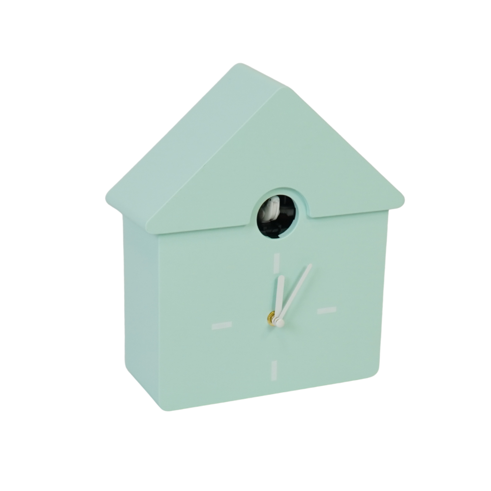 HOUSEVITAMIN | KOEKOEKSKLOK WALL CLOCK | MINTGROEN 24X27 CM