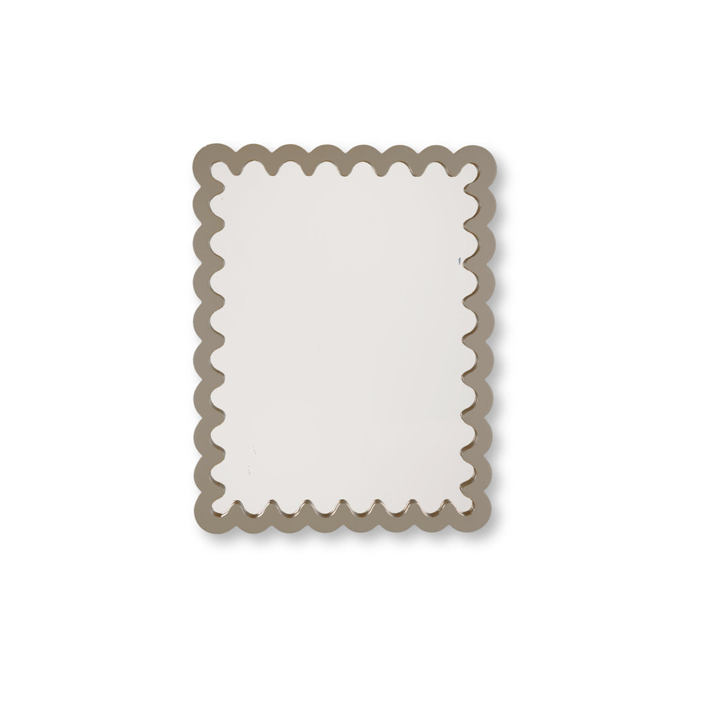 HOUSE VITAMIN | WAVEY SPIEGEL | TAUPE 24X33 CM