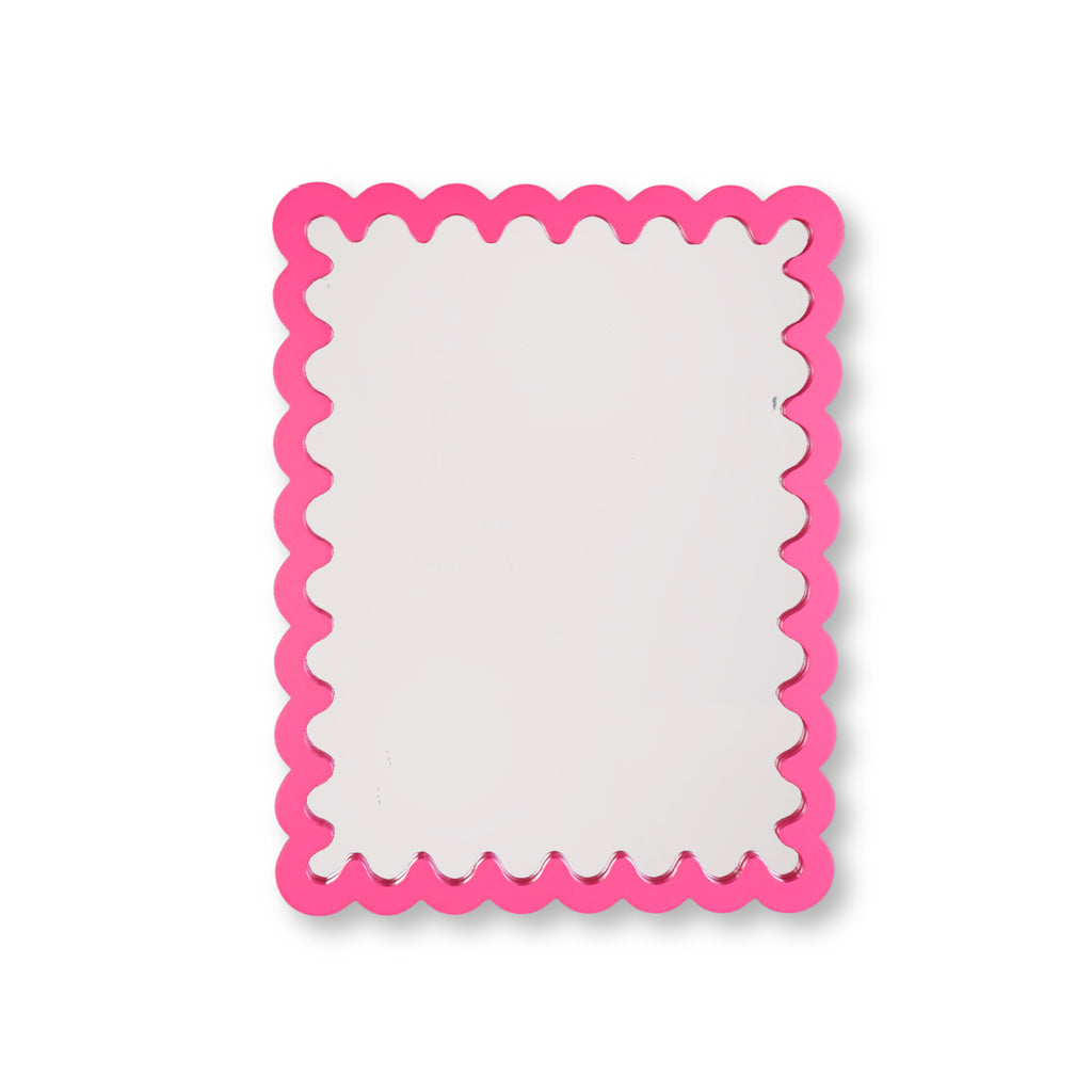 HOUSEVITAMIN | WAVEY SPIEGEL | NEON ROZE 33X43CM