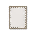 HOUSEVITAMIN | WAVEY SPIEGEL | TAUPE 33X43X1,5 CM