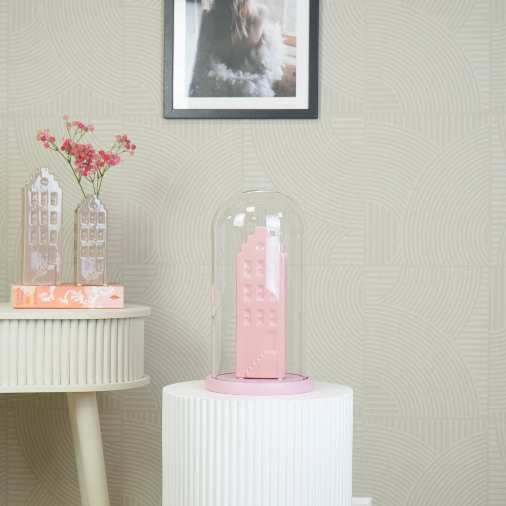 HOUSEVITAMIN | GLASS CLOCHE STULP | LICHTROZE 17X32 CM