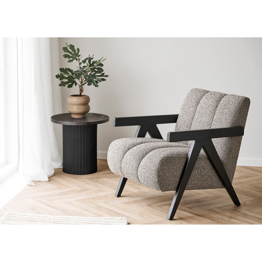 HOUSE NORDIC | BOAVISTA SIDE TABLE | DONKERBRUIN (Ø48x45 CM)