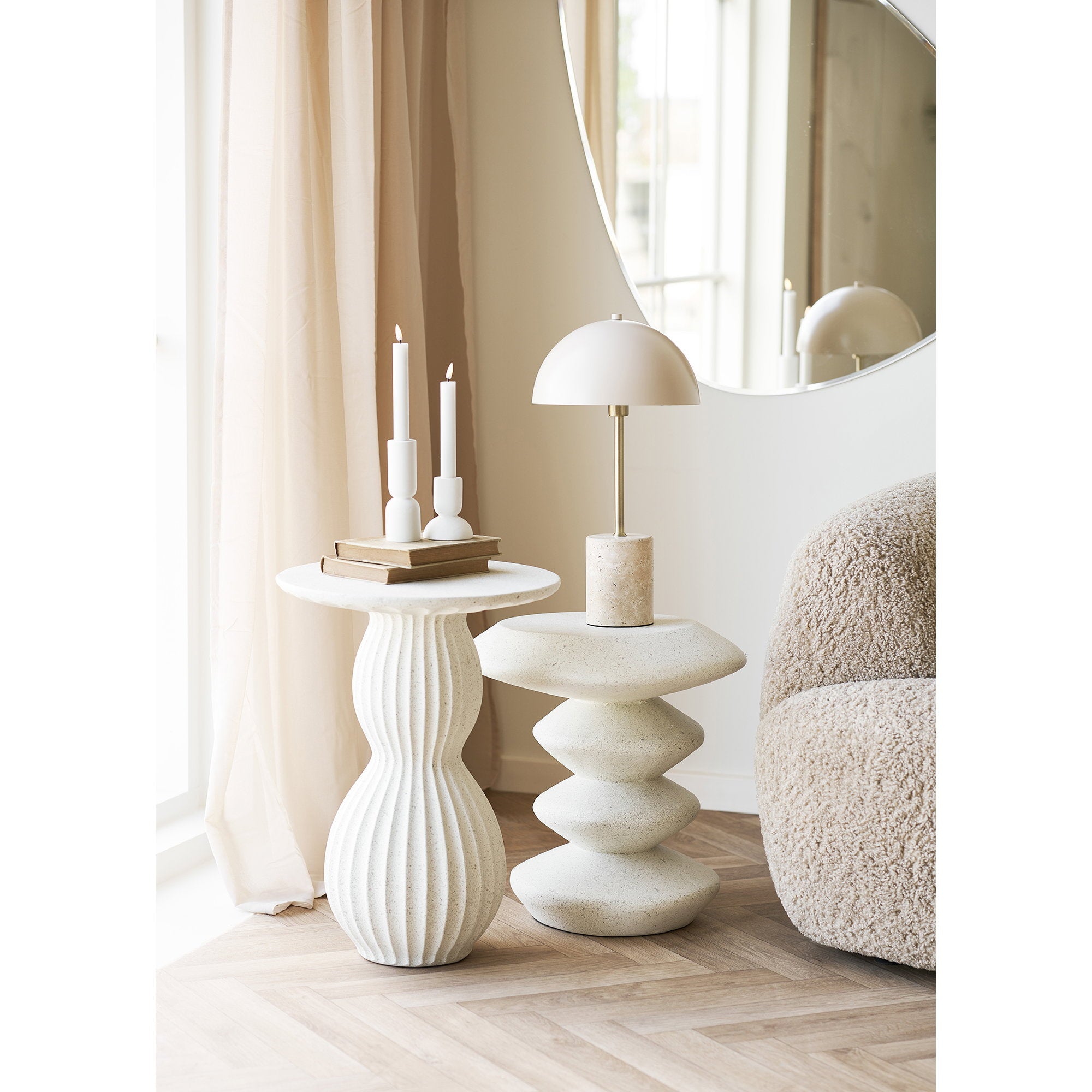 HOUSE NORDIC | BLACKBURN SIDE TABLE | WIT (43x39x45 CM)