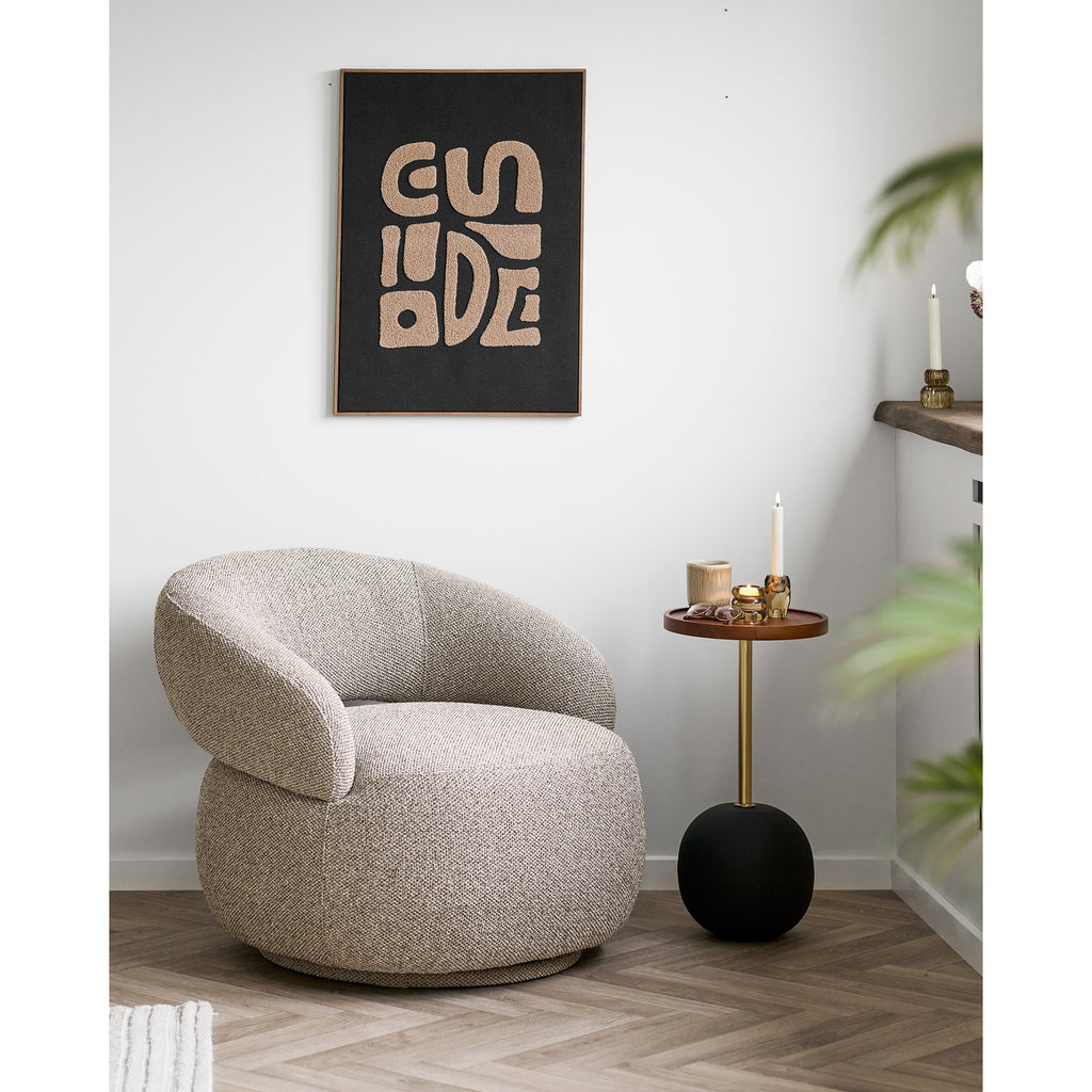HOUSE NORDIC | SIRONE BIJZETTAFEL | MANGOHOUT (Ø30x56 CM)