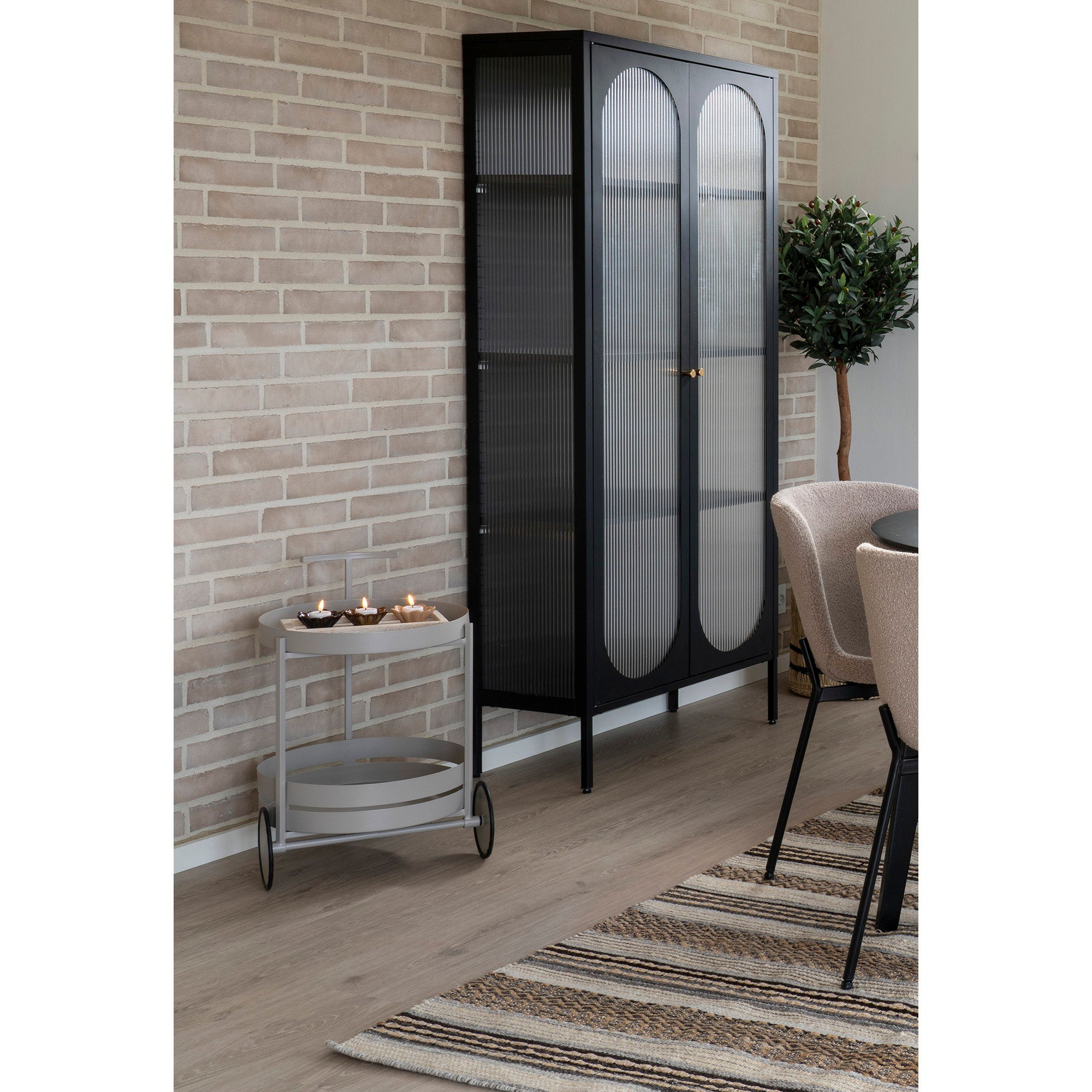 HOUSE NORDIC | BAR TROLLEY BEJA | GRIJS