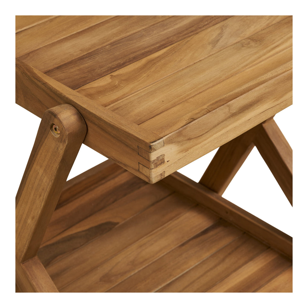 HOUSE NORDIC | TEA TROLLEY TEAK NATURAL | STIJLVOLLE SERVEERWAGEN