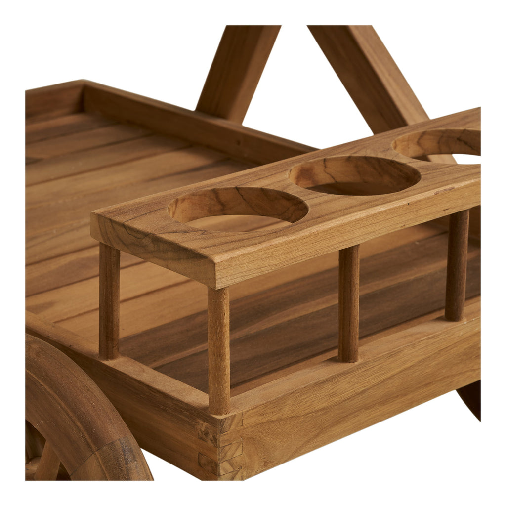 HOUSE NORDIC | TEA TROLLEY TEAK NATURAL | STIJLVOLLE SERVEERWAGEN