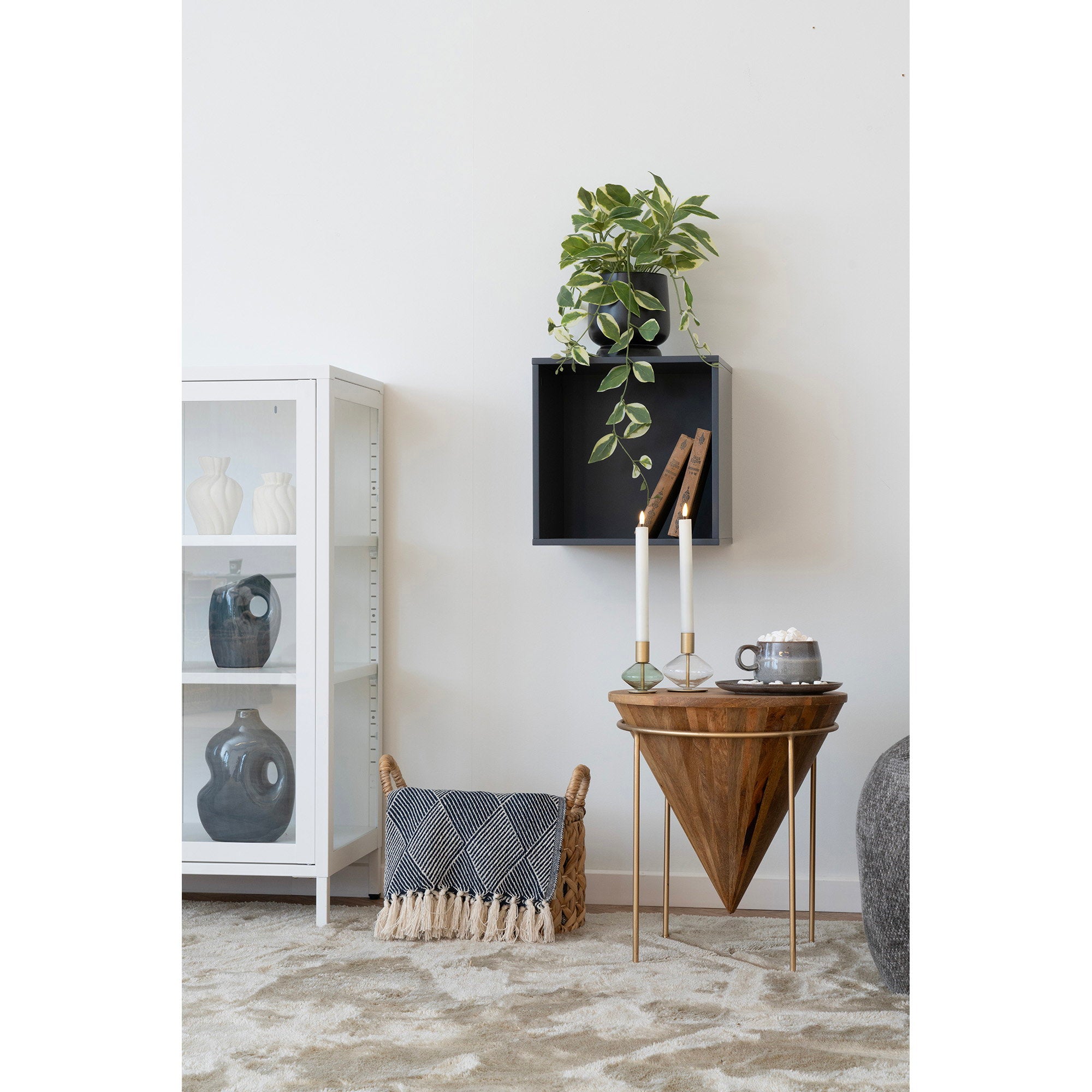 HOUSE NORDIC | PLAID IZMIR | BLAUW 130X180 CM