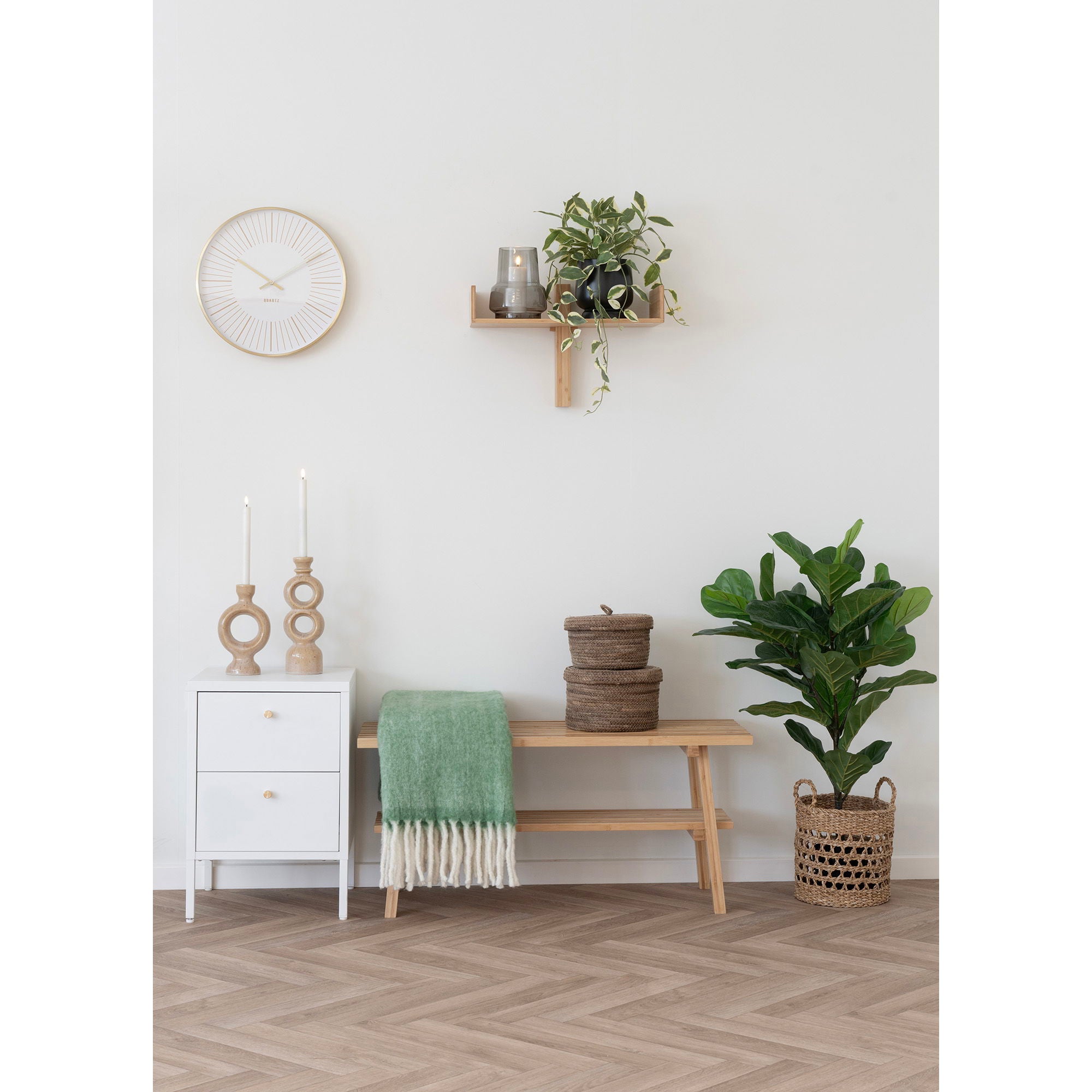HOUSE NORDIC | PLAID CARMEL | GROEN 130x170 cm