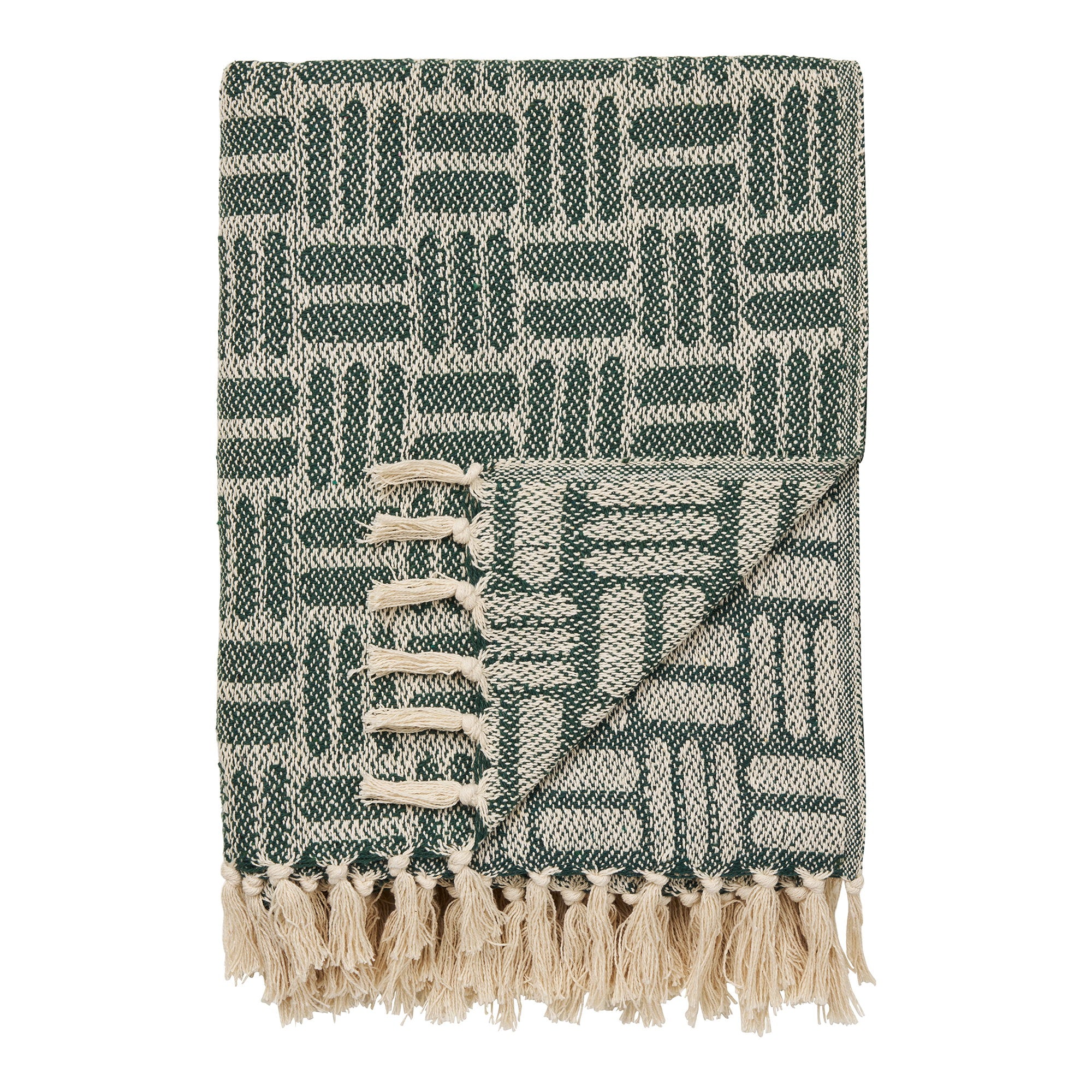 HOUSE NORDIC | PLAID ADANA | GROEN 130X180 CM