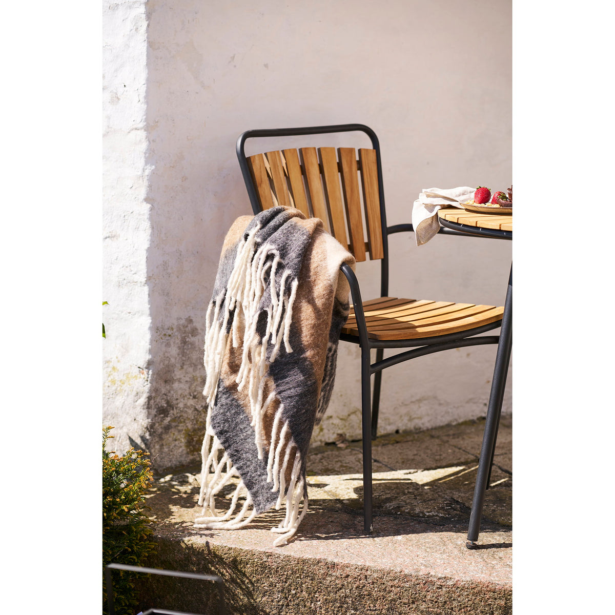 HOUSE NORDIC | CARMEL PLAID | ZWART/BRUIN 130X170 CM