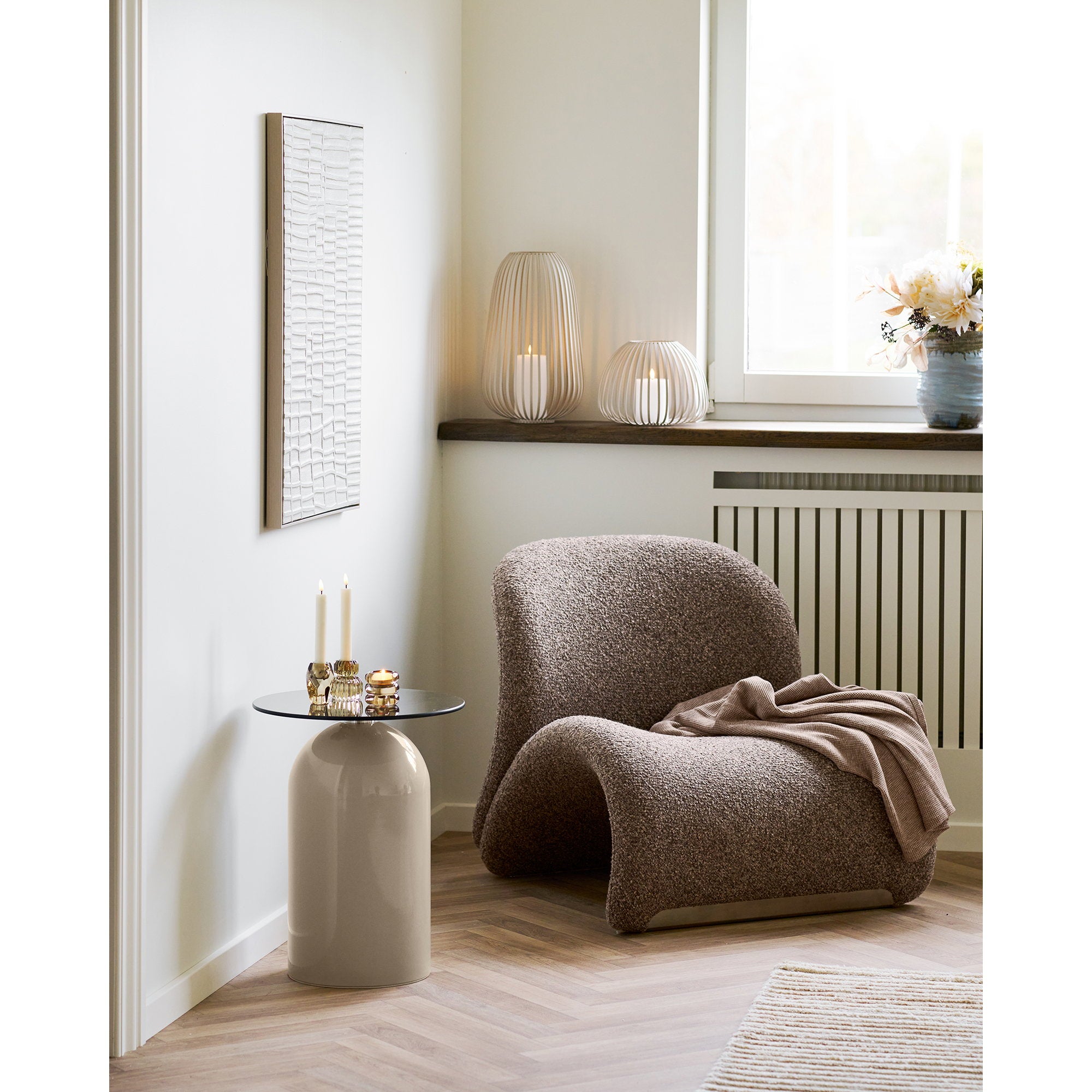 HOUSE NORDIC | PUNO PLAID | TAUPE (130x156 CM)
