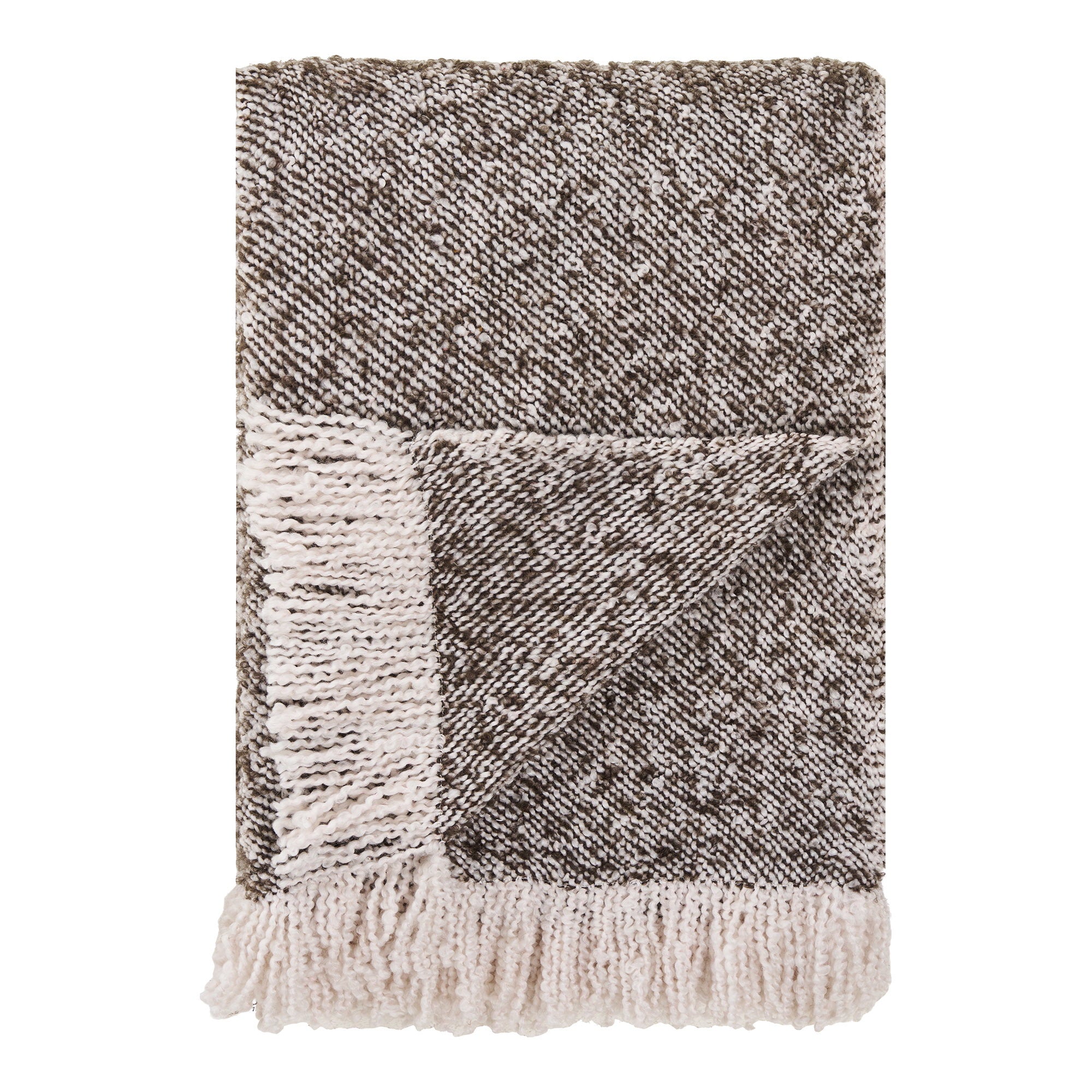 HOUSE NORDIC | SIRA PLAID | BEIGE + BRUIN (130x180 CM)