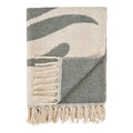 HOUSE NORDIC | LONI PLAID | ZAND + GROEN (130x180 CM)