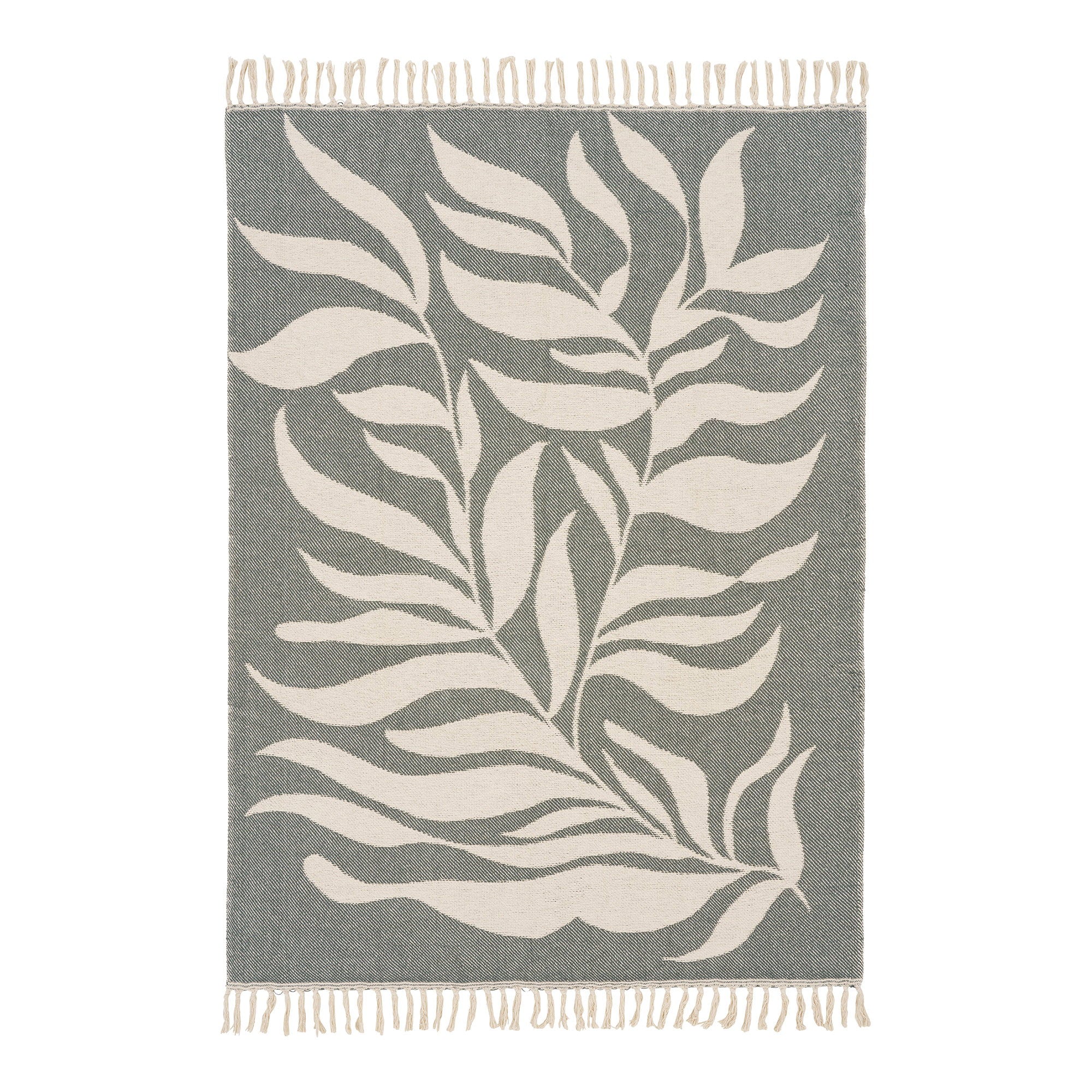 HOUSE NORDIC | LONI PLAID | ZAND + GROEN (130x180 CM)