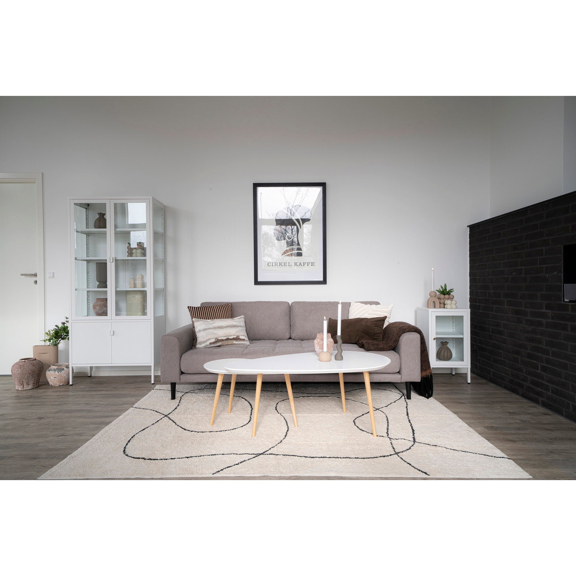 HOUSE NORDIC | TAMPA RUG NATURAL | VLOERKLEED
